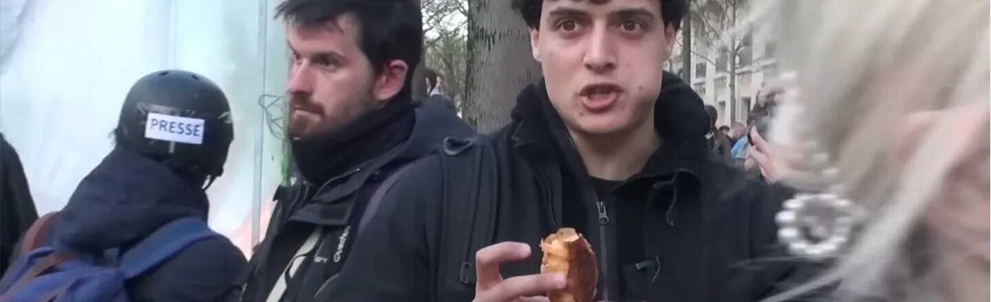 Italian Comedian Taste-Tests Paris’ Best Croissants in the Middle of a Riot