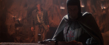 Elderly grail knight