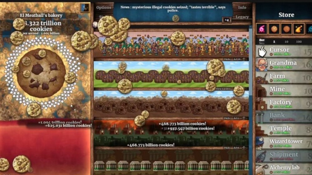 Why aren't the mini games working? : r/CookieClicker