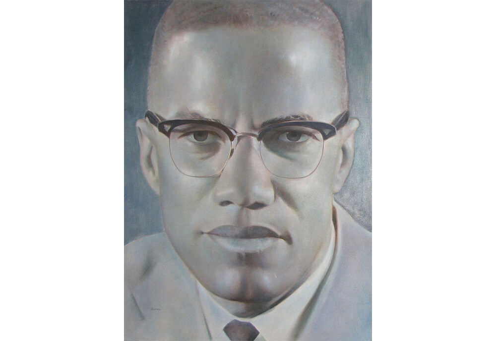 Malcolm X portrait by Robert Templeton