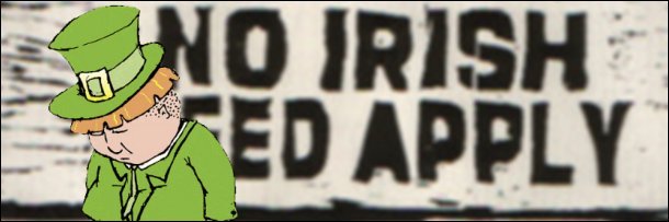 NO IRISH ED APPLY