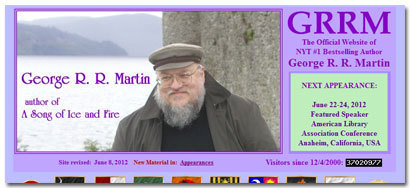 George R.R. Martin  Website of author George R.R. Martin