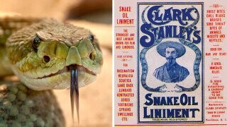 How The Original (And Literal) Snake Oil Salesman Got Started