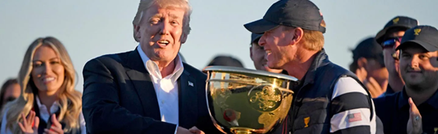 Trump Dedicated A Golf Trophy To Hurricane Victims. Neat.