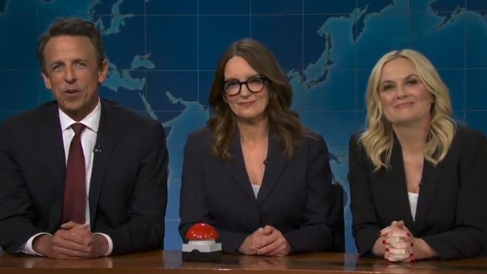 Seth Meyers, Tina Fey and Amy Poehler Show They Still Have It on Weekend Update