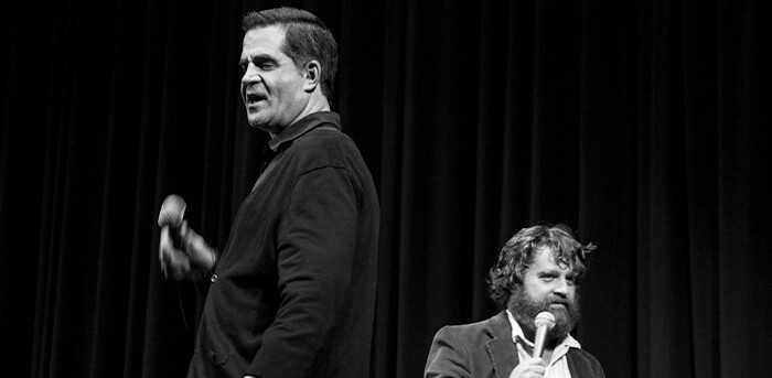 Todd Glass and Zach Galifianakis