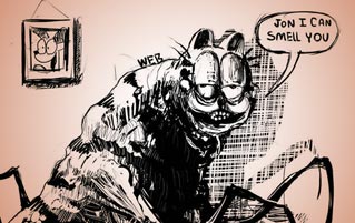 Surreal, Terrifying Garfield Comics Are Suddenly Everywhere