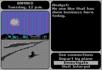 BAMAKO Analyst: Tuesday, 12 P.m. No one like that has done business here today. See connections Depart by plane Investigate Uisit Interpol tn 