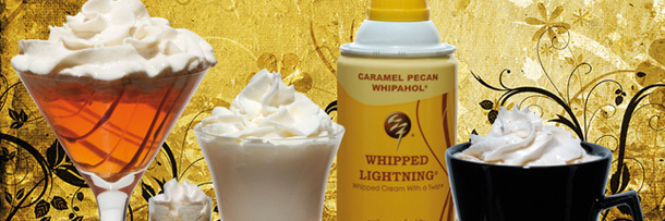 CARAMEL PECAN WHIPAHOL' WHIPPED LIGHTNING* Whicoed Ceom o 