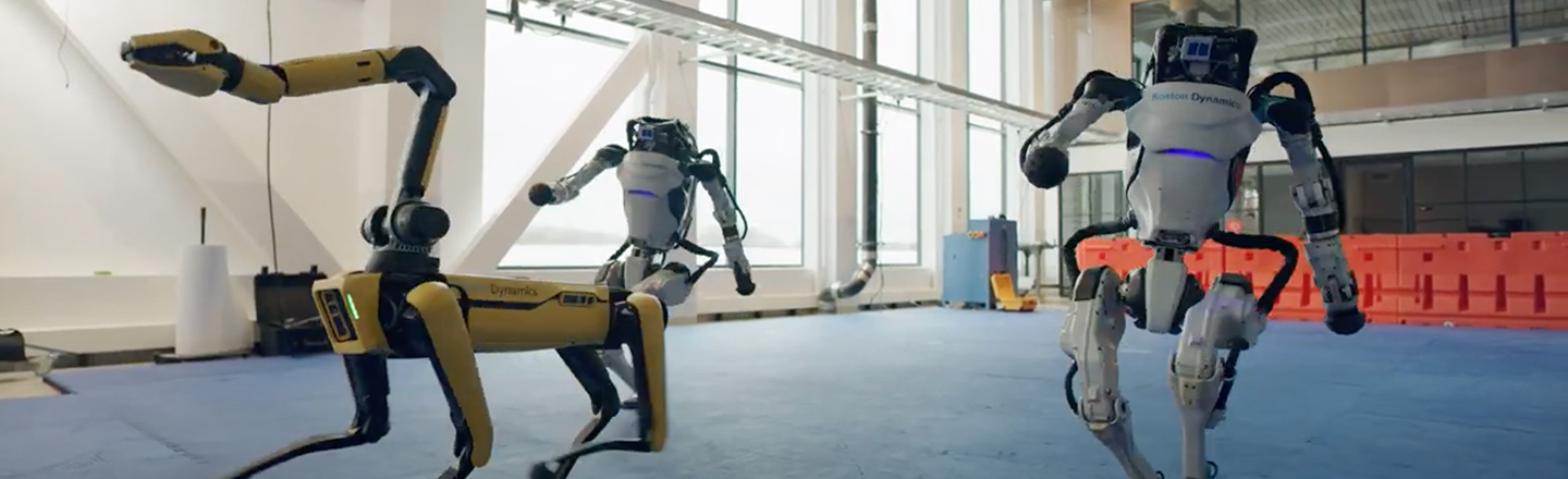 Boston Dynamics' Robots Can Probably Destroy Us All -- In A Dance Battle