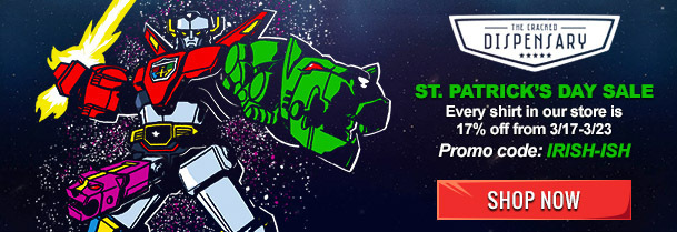 IME ERACSED DISPENSARY ST. PATRICK'S DAY SALE Every shirt in our store is 17% off from 3/17-3/23 Promo code: IRISH-ISH SHOP NOW