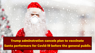 Government Cancels Plan To Vaccinate Santa Early 