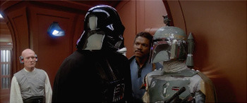Vader, Boba, and Lando