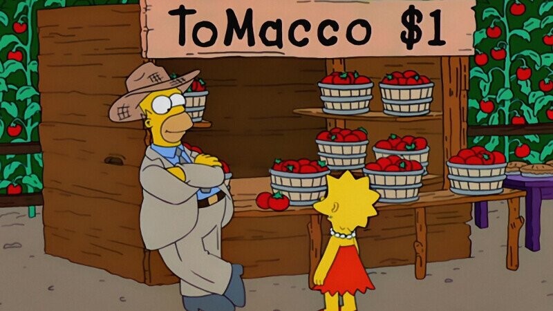 Did Twitter Just Reinvent Homer Simpson’s ‘Tomacco’s’?
