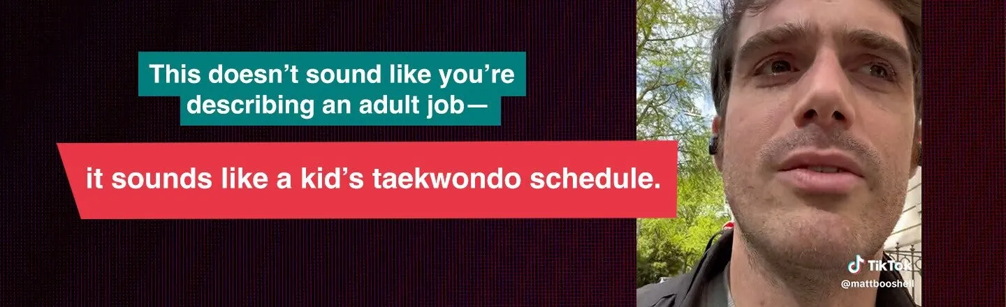 ‘This Sounds Like A Kid’s Taekwondo Schedule’: TikTok Comedian Campaigns for the End of Hybrid Work