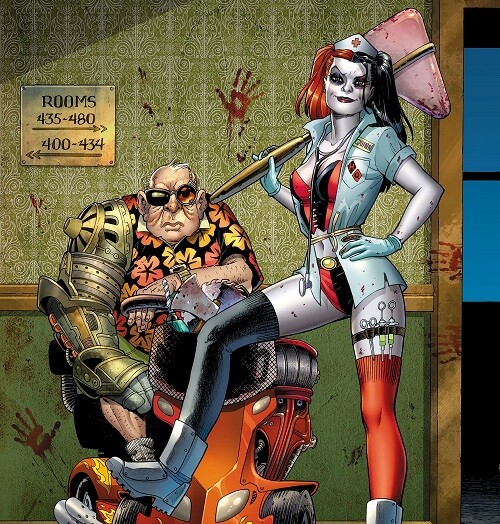 Harley Quinn and Sy Borgman.