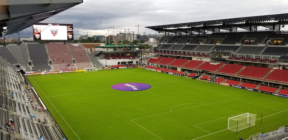Audi Field before the 7/25/18 DC United game vs. the New York Red Bulls