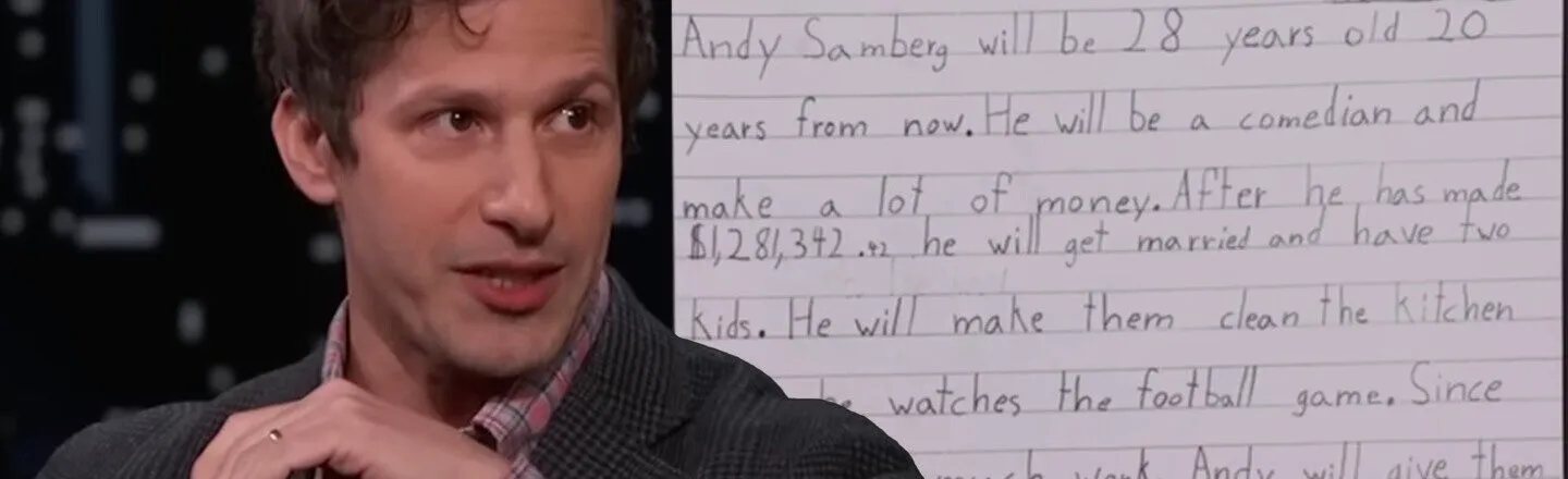 8-Year-Old Andy Samberg Predicted His Own Future