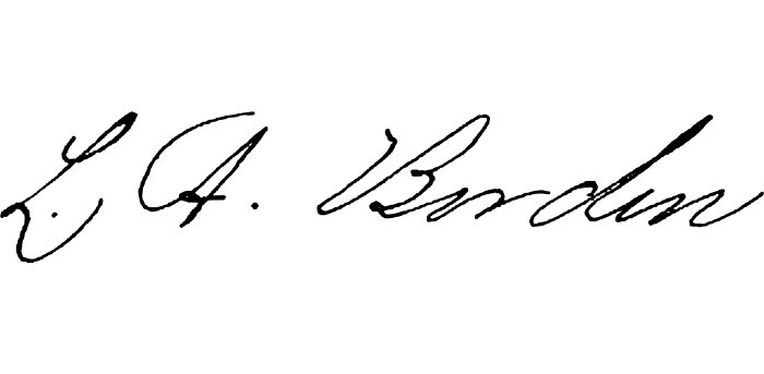 Lizzie Borden's signature