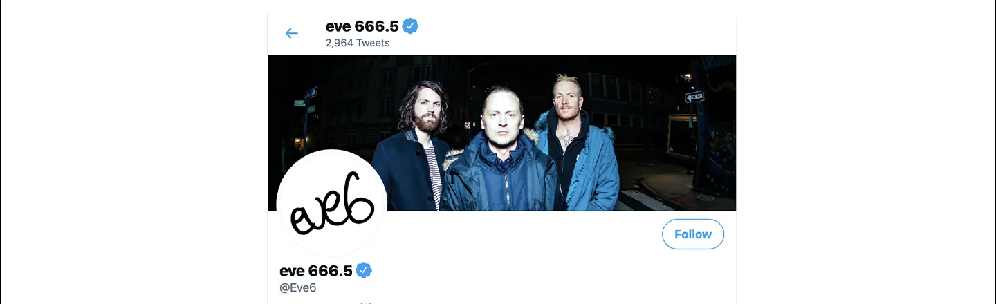 Early 2000s Prom Staple, Eve 6, Gloriously Roasts 90s Rock Goons on Twitter