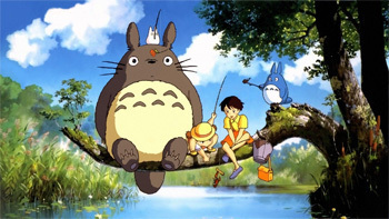 Totoro and the sisters