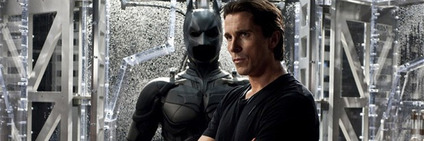 Bruce Wayne and his batsuit