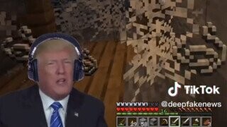 The Last Three Presidents Play ‘Minecraft’ Together in a New TikTok Deepfake Satire