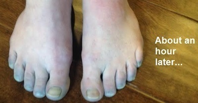 About an hour later...