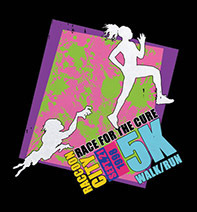 CURE THE FOR BACE 5K WALKIRUN SEY21 CITY RACCOON 