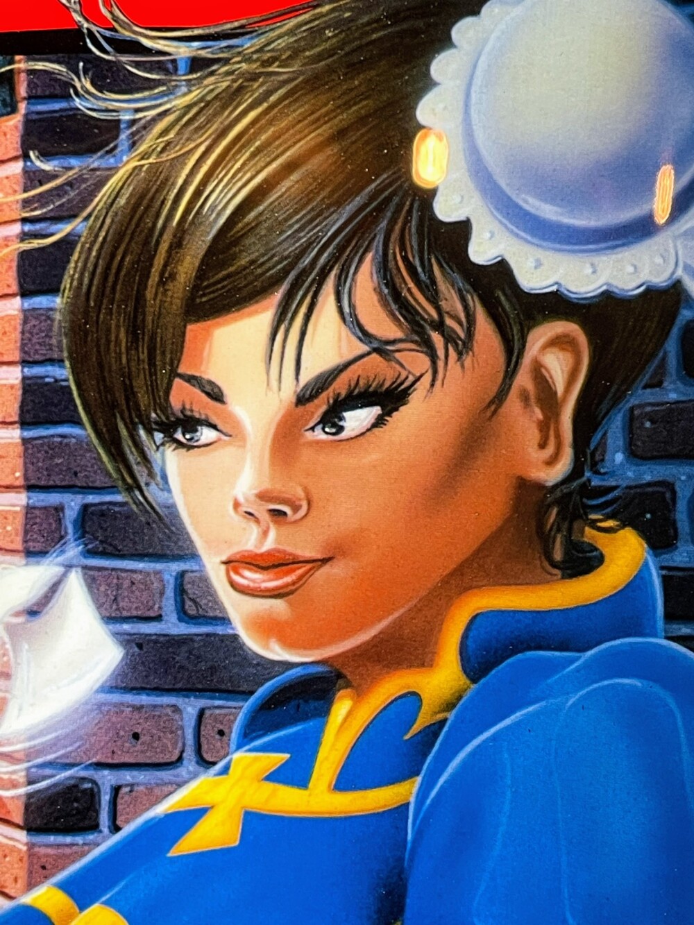 Chun-Li on pinball machine