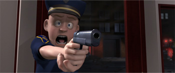 Cop in The Incredibles