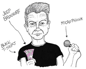 JeEP BROCHURE: MicroPHONe BLLACK T-SHIRT Jeepa 