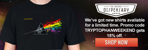 THE CRACKED DISPENSARY CRACKID We've got new shirts available for a limited time. Promo code TRYPTOPHANWEEKEND gets 15% off. SHOP NOW 