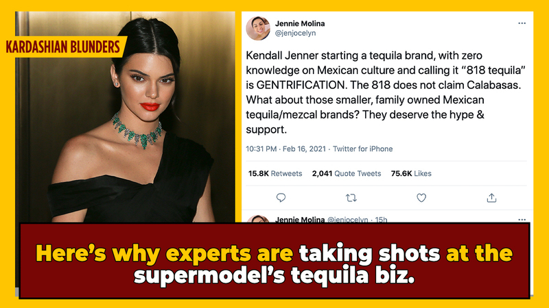 The Internet Roasts Kendall Jenner For Secret Tequila Line