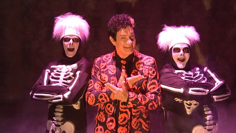 Bobby Moynihan, Streeter Seidell and Mikey Day Can't Believe They're Still Talking About David S. Pumpkins