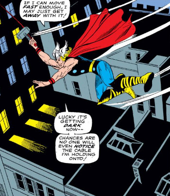 Daredevil disguised as Thor