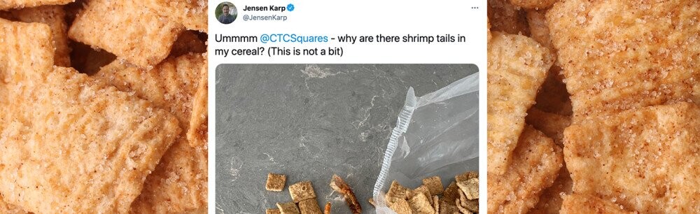 Man Reportedly Finds Shrimp Tails, Possibly Rat Droppings, In Cinnamon Toast Crunch Cereal