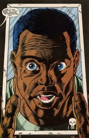 The Punisher is turned into a black man