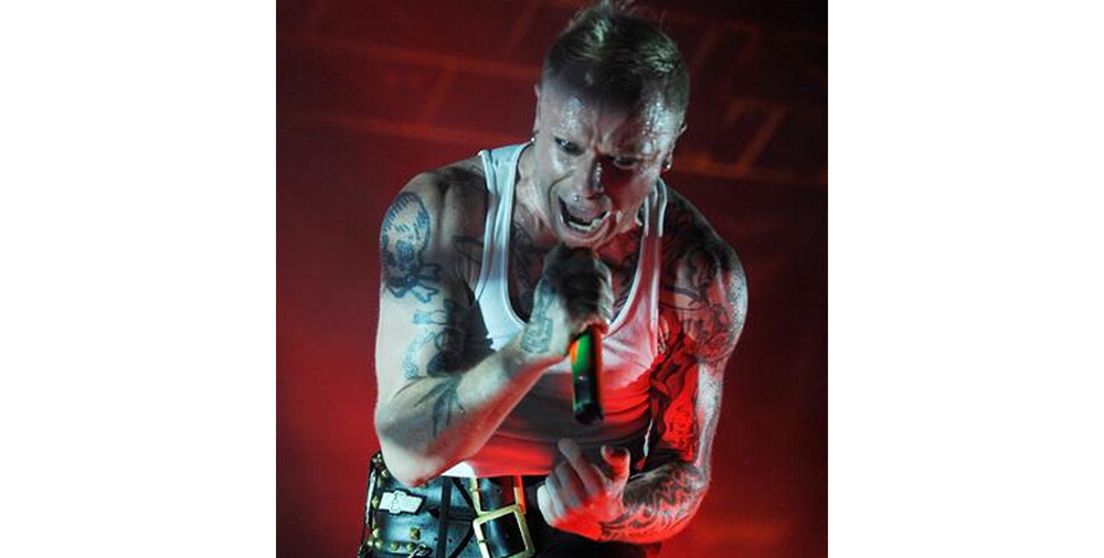 Keith Flint of the band The Prodigy performs on stage during the Big Day Out 2009 at the Claremont Showgrounds on 1 February 2009 in Perth, Australia.