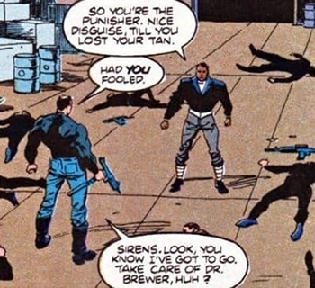 The Punisher and Luke Cage