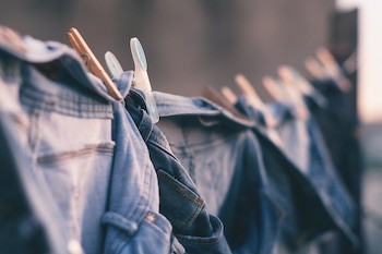 5 Crazy Science Stories That Flew Under Everybody's Radar - a line of denim jeans hanging on a clothing line