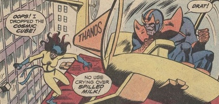 Thanos in his helicopter
