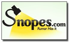 Snopes nOPESicom com Rumor Has It 