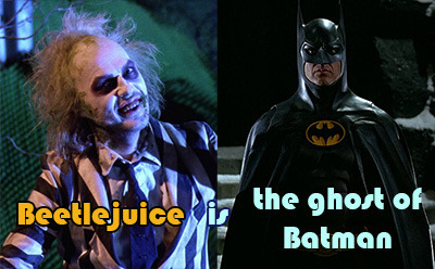 the ghost of Beetlejuice Batman 