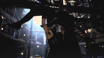 Bane breaks Batman's back