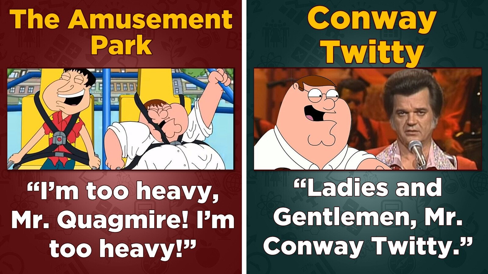 Why Is Conway Twitty On Family Guy Family Guy: 20 Cutaway Scenes For The Ages | Cracked.com