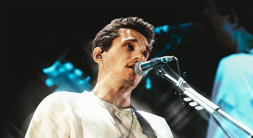 John Mayer performing live in 2019 