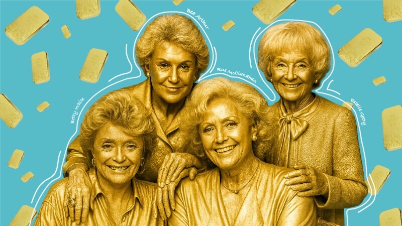 We Calculated The Value Of The Golden Girls If They Were  Made Of Solid Gold