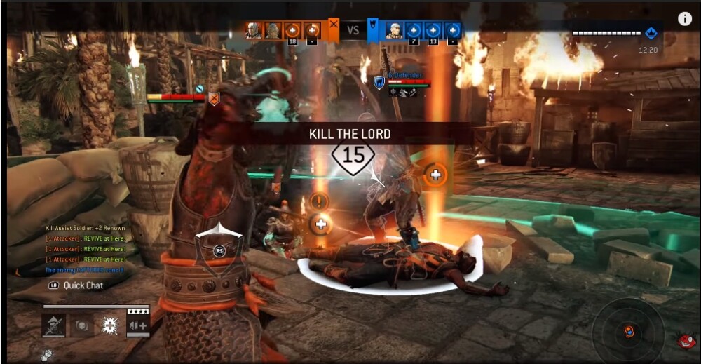 "For Honor"'s weird interface