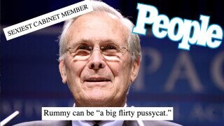 'People' Magazine Once Named Donald Rumsfeld in their 'Sexiest Man Alive' Issue